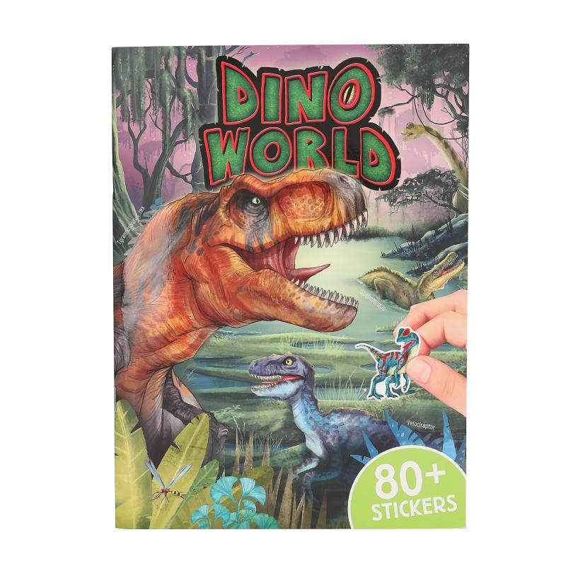 Dino World Pysselbok med Puffy Stickers