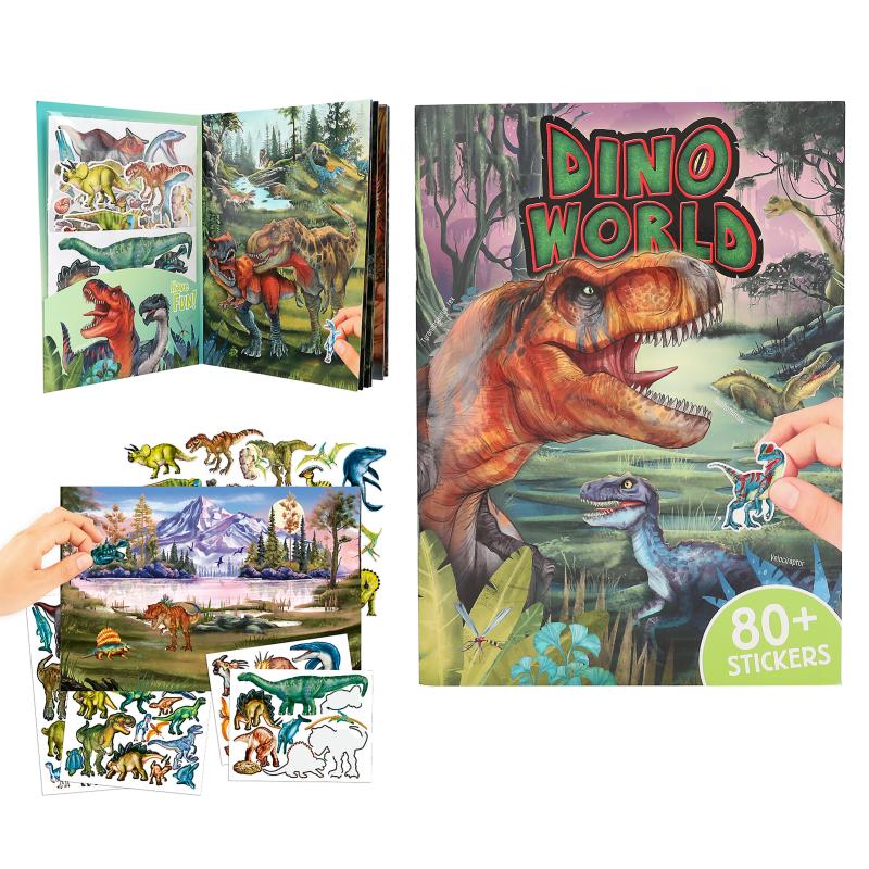 Dino World Pysselbok med Puffy Stickers - 2