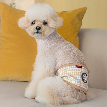 Puppia Egon Hanhundsskydd Beige Large