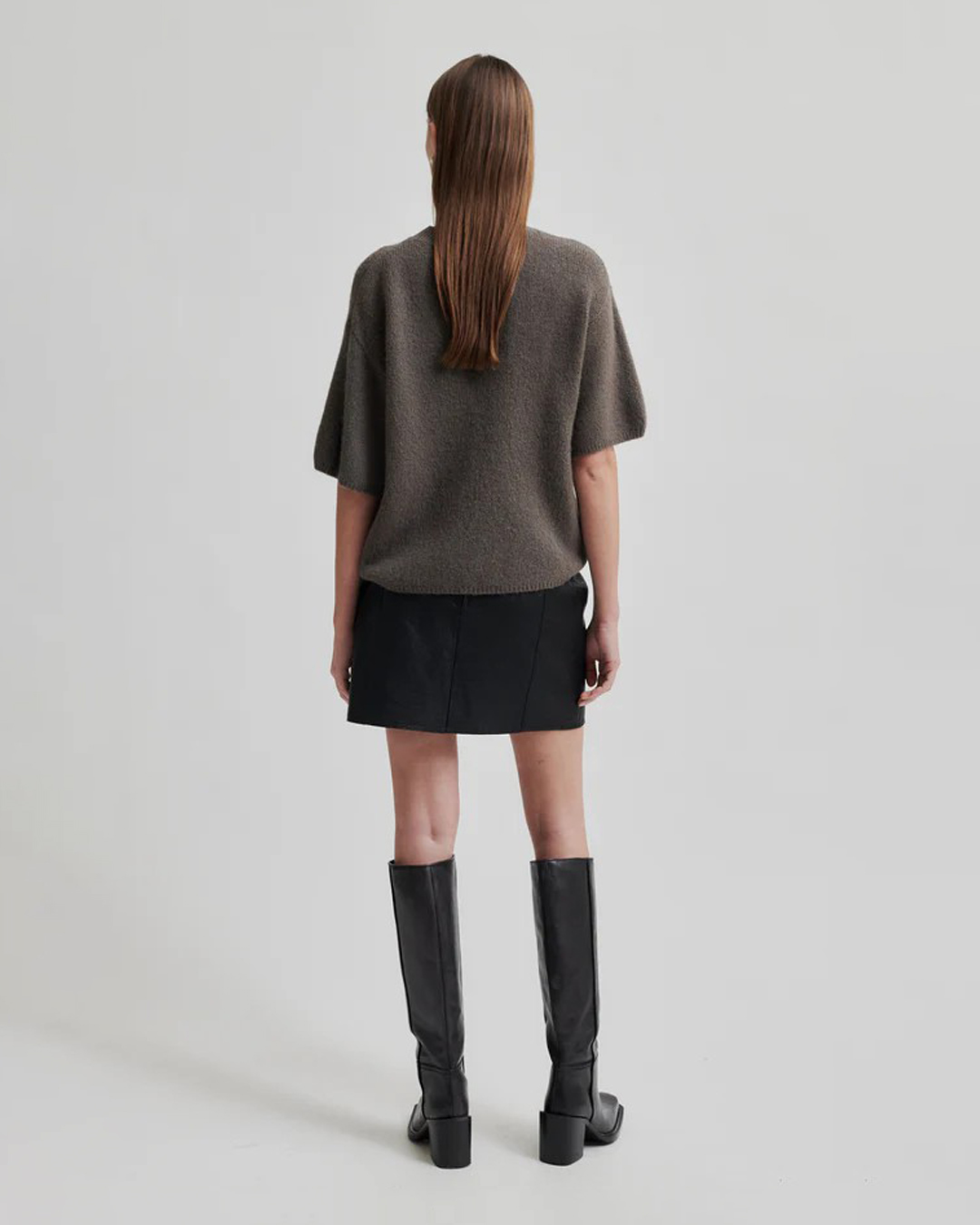 Jumper Wanda kort ärm brun - 2