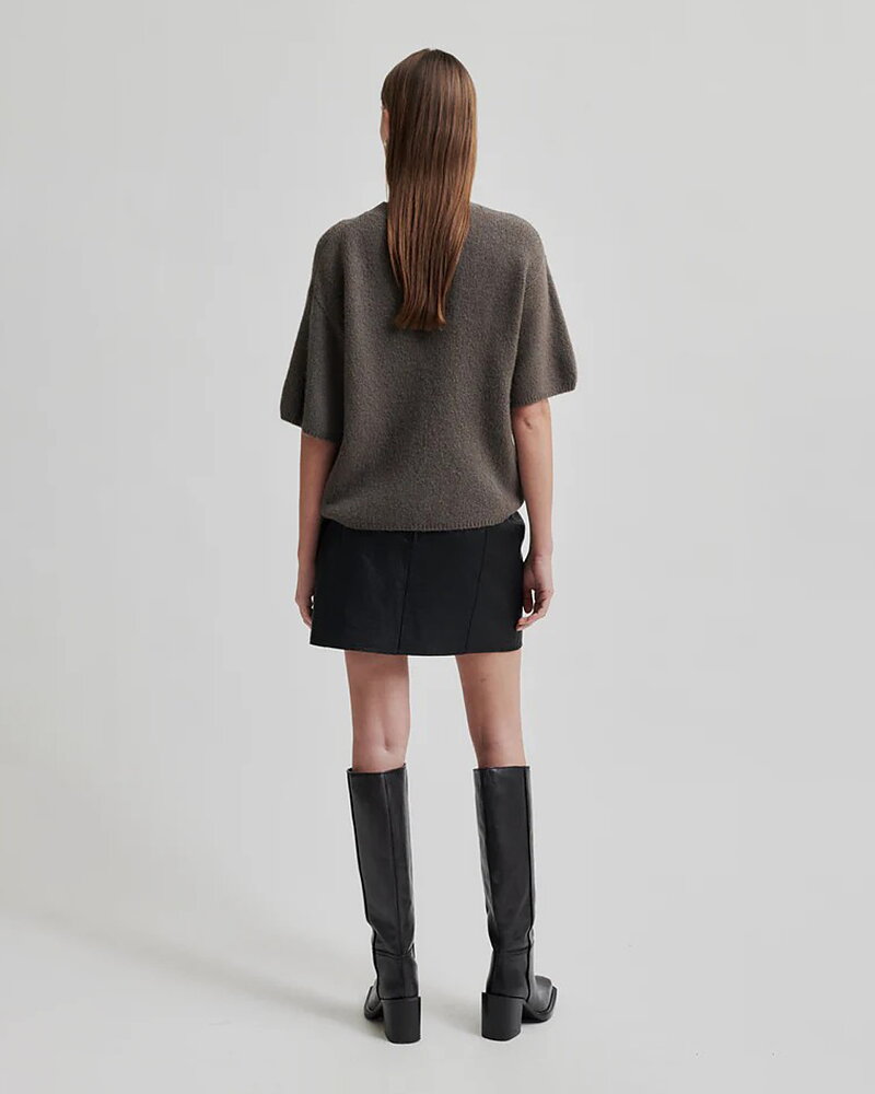 Jumper Wanda kort ärm brun
