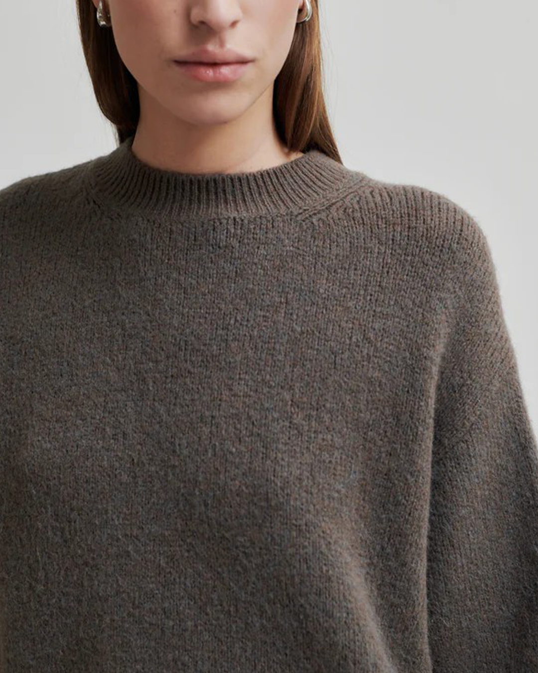 Jumper Wanda kort ärm brun - 3