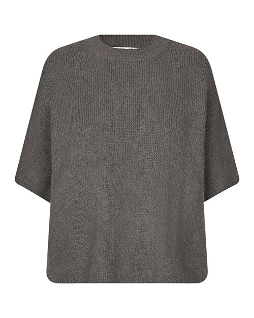 Jumper Wanda kort ärm brun - 4