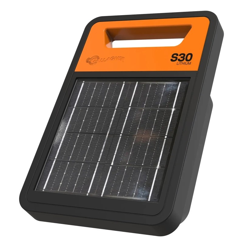Gallagher S30 solar panel unit incl. battery