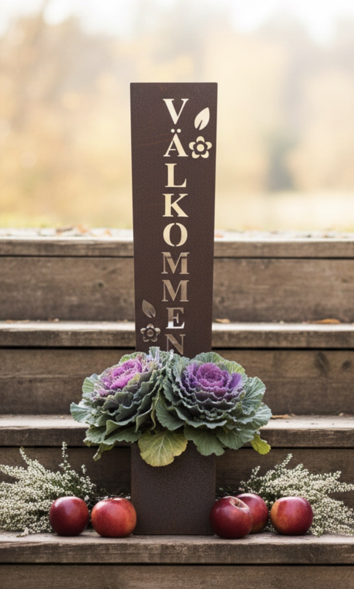 Välkommenskylt med kruka/marschallhållare/ 6 ST PER FÖRP