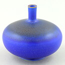 Kjell Bolinder (2019) Unique Blue Haresfur Vase 9 cm