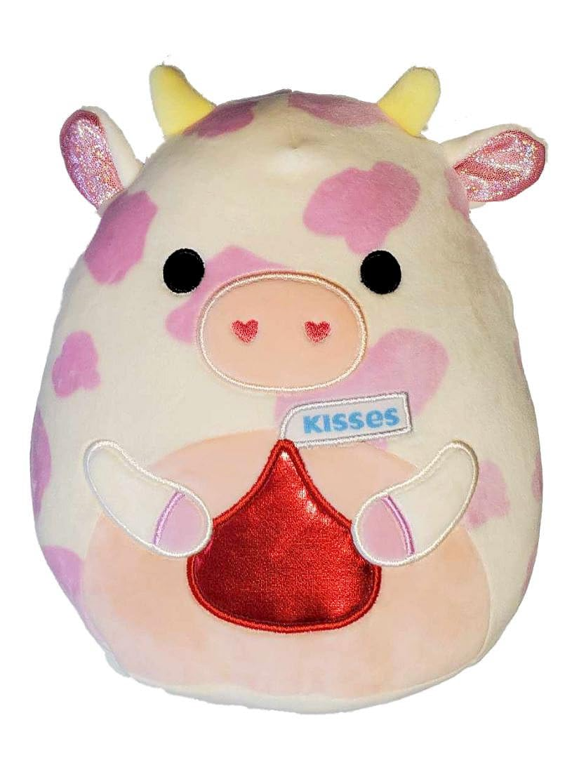 Squishmallows 19 cm, Evangelica the Cow, Kisses