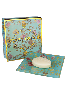 ORTIGIA Florio Glass Plate And Soap