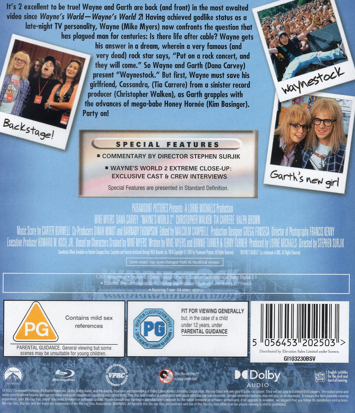Wayne's World 2 (ej svensk text) (Blu-ray) - 2