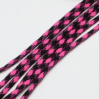Paracord svart/rosa 5 meter
