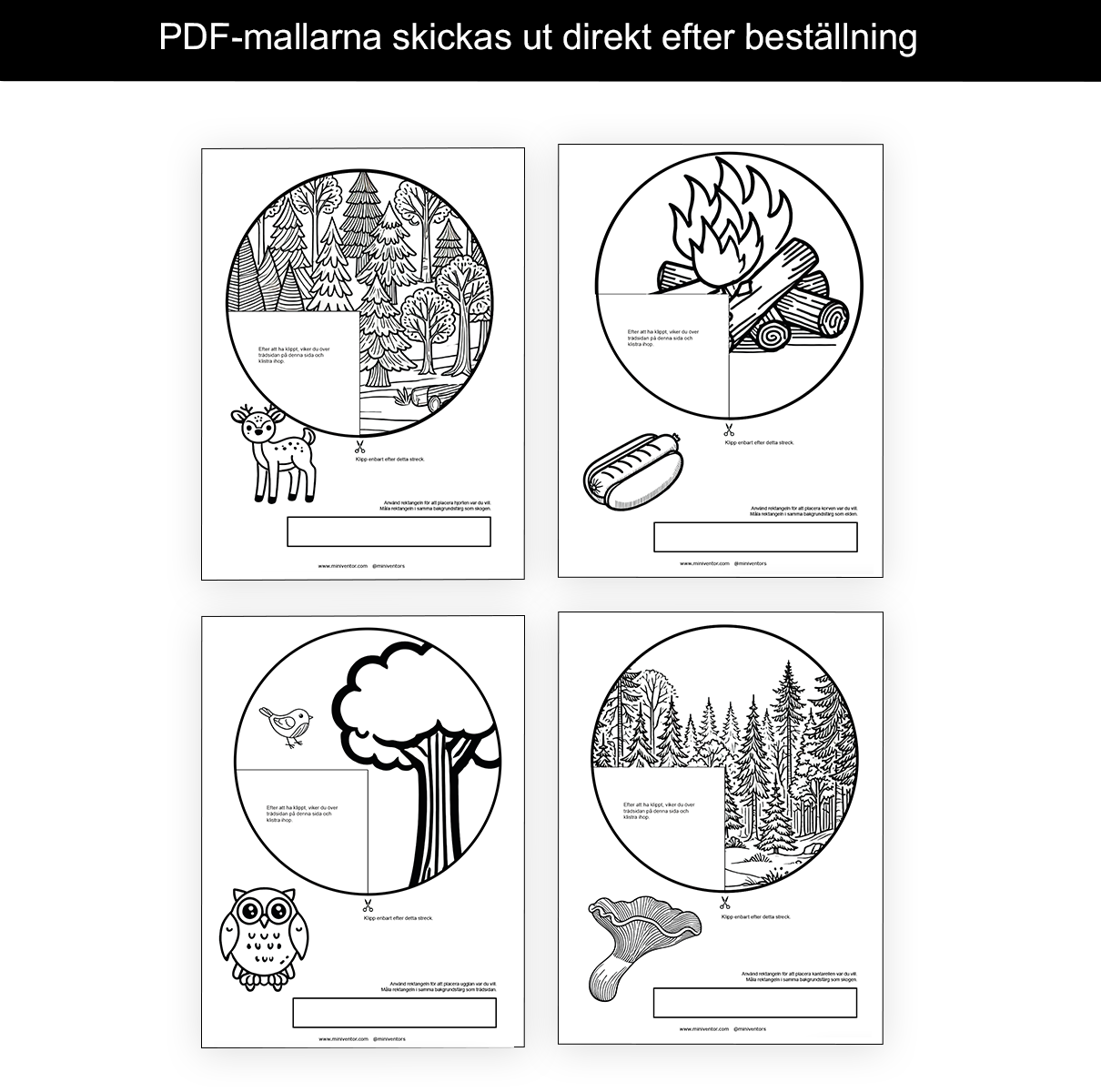 Pyssel i 3D - I skogen - 5