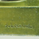 Sylvia Leuchovius (1960s) Unique Green Candleholder 11 cm