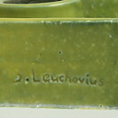 Sylvia Leuchovius (1960s) Unique Green Candleholder 11 cm