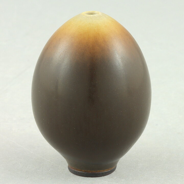 Berndt Friberg (1958) Unique Brown Haresfur Vase 4,5 cm