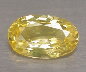 Gul safir, oval form, 0.31 ct vikt naturlig gul safir ädelsten - 3
