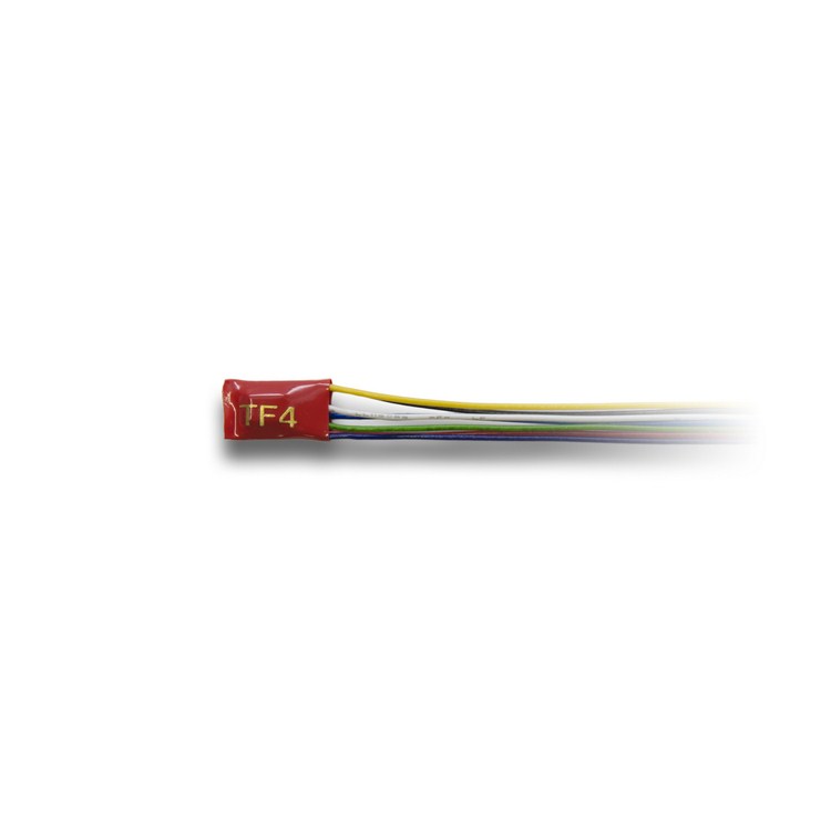 TF4 Quad DCC Function Decoder with Integrated Transponder