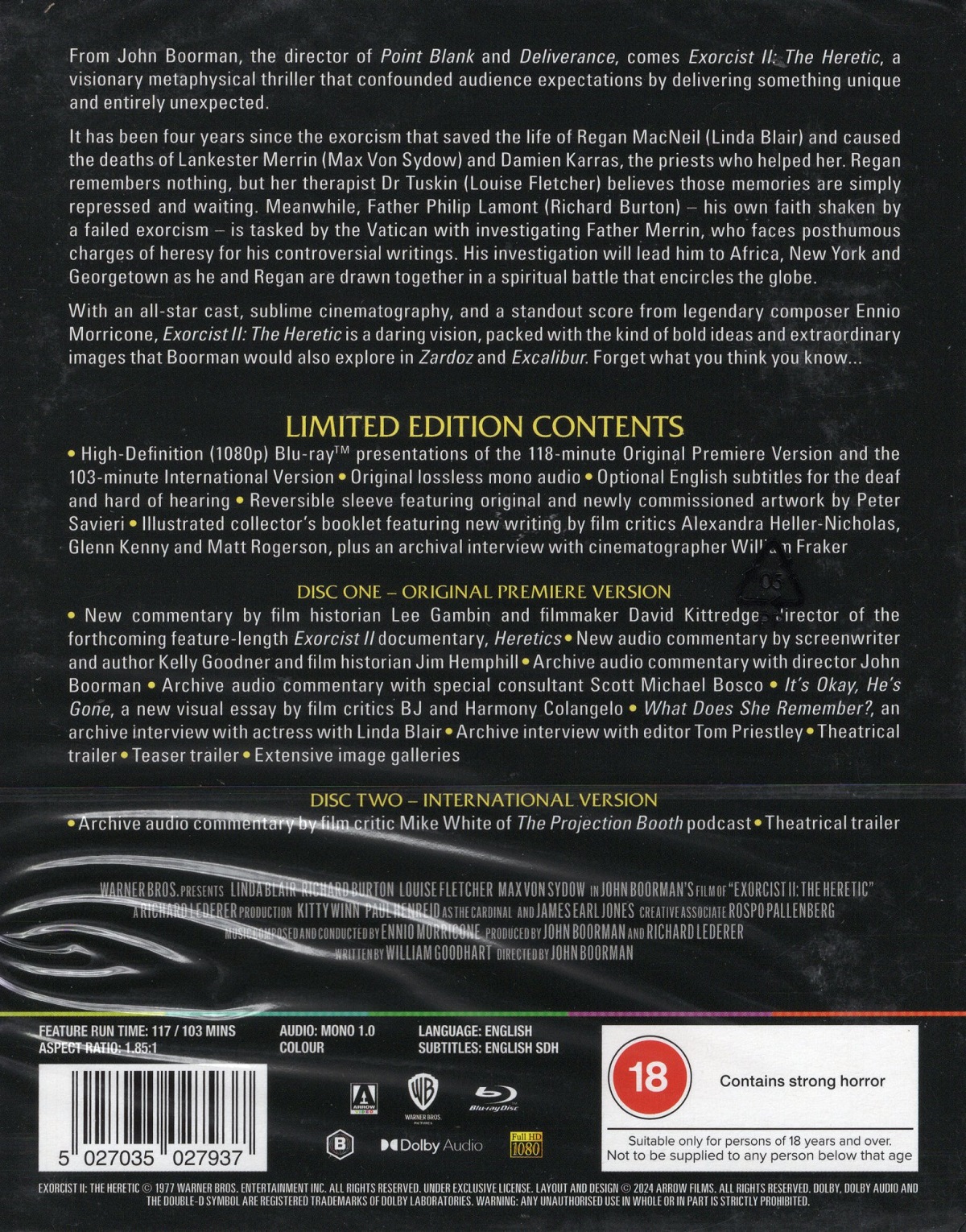 Exorcist II: The Heretic (Limited Edition) (ej svensk text) (Blu-ray) - 2