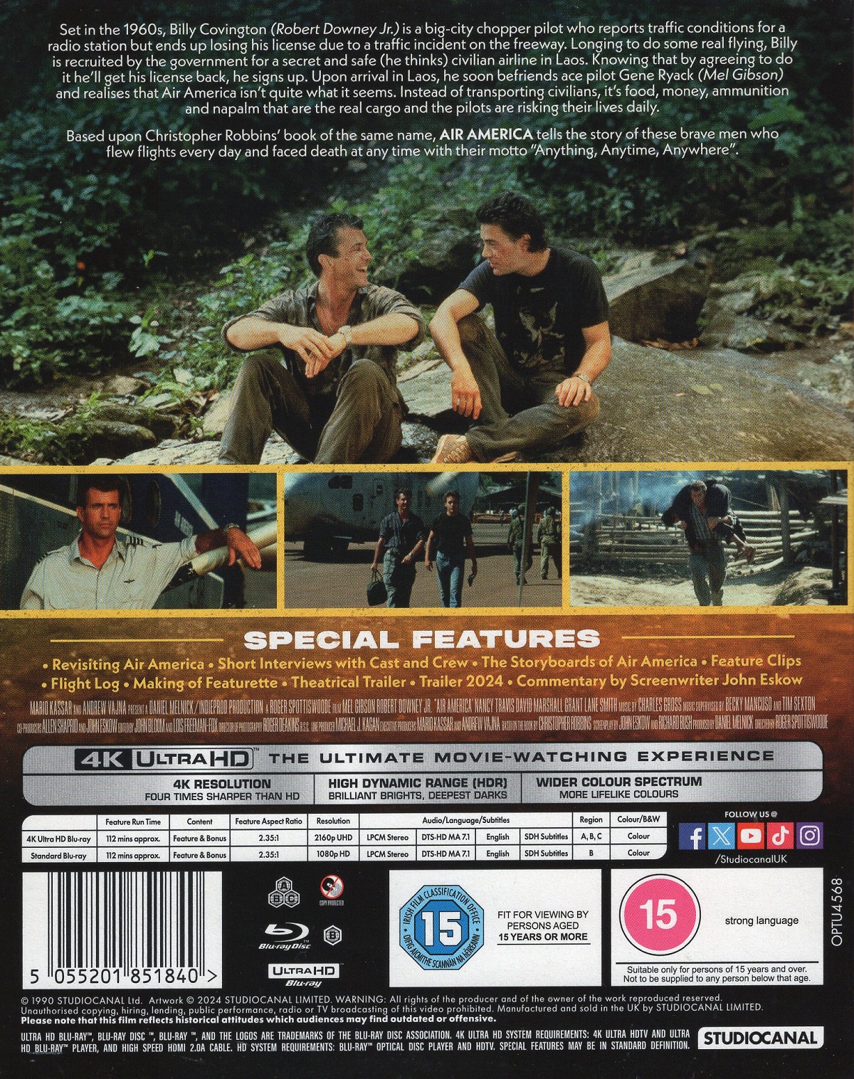 Air America (ej svensk text) (4K Ultra HD + Blu-ray) - 2