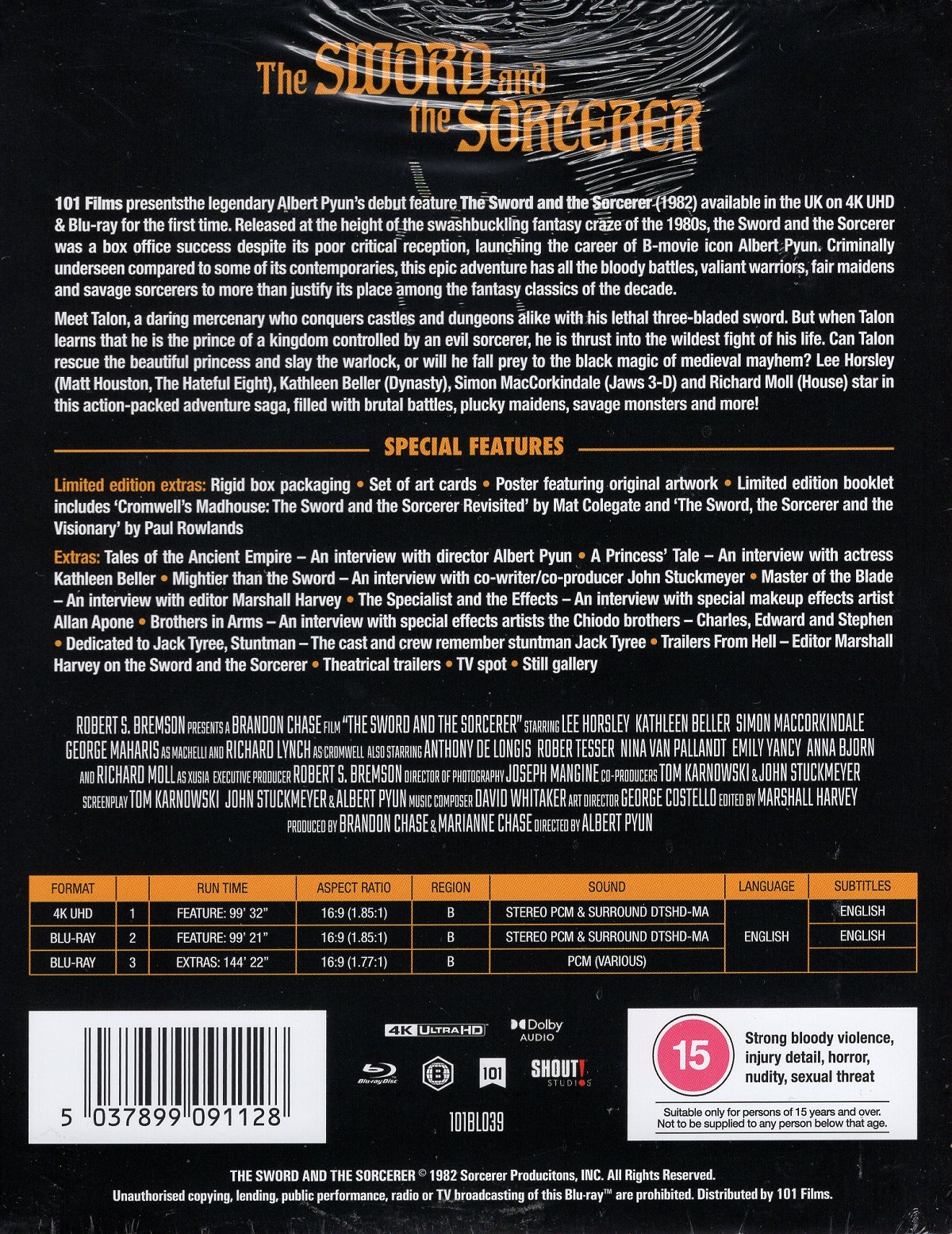Sword And the Sorcerer (Limited Edition) (ej svensk text) (4K Ultra HD + Blu-ray) - 2