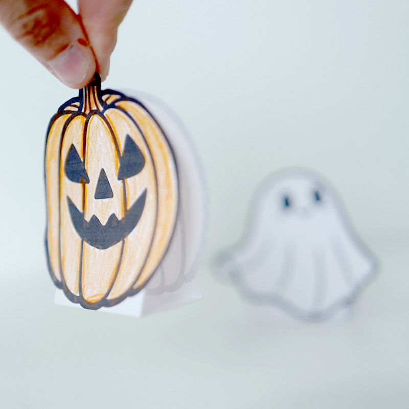 Halloweenpyssel - Pynt i 3D - 2