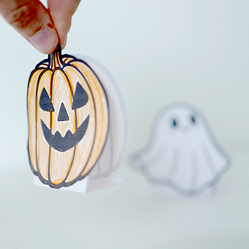 Halloweenpyssel - Pynt i 3D