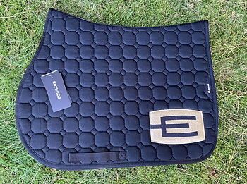 Equiline E-Logga Svart/Glitter Guld Allround Schabrak Svart Full