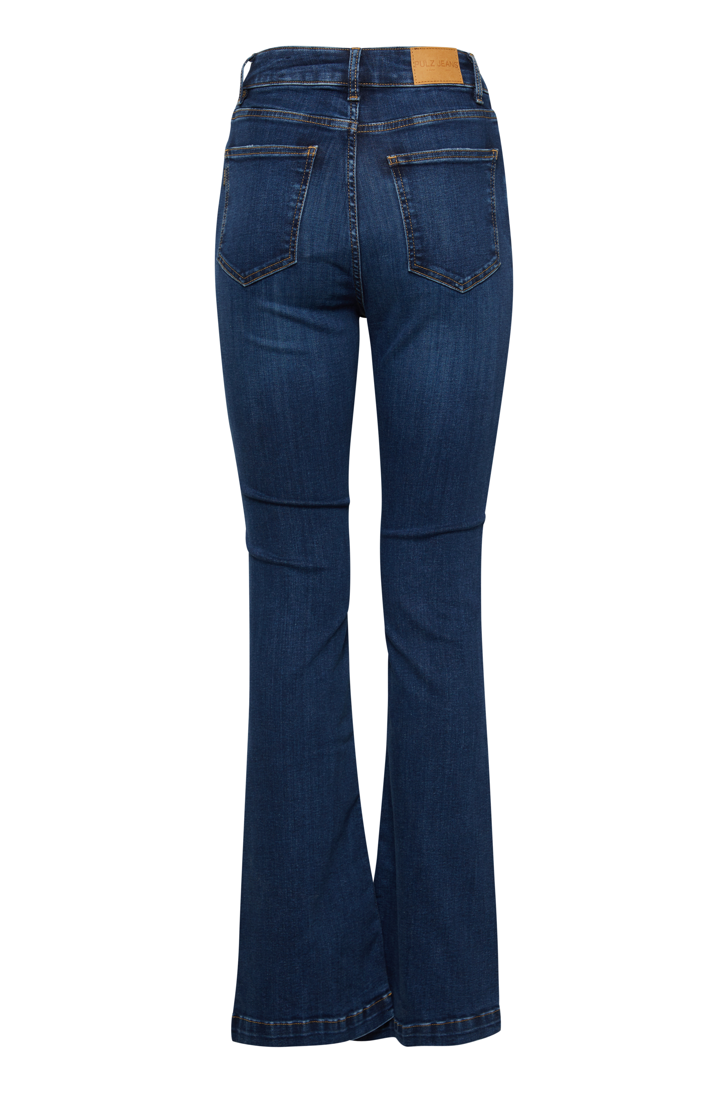 PZBECCA UHW Bootcut Leg  Dark Blue Denim Jeans