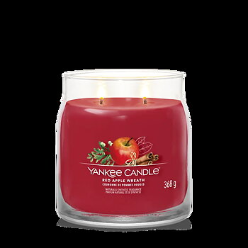 Yankee candle-Red Apple wreath-Medium jar