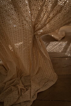 Duk Broderie Anglaise Natur