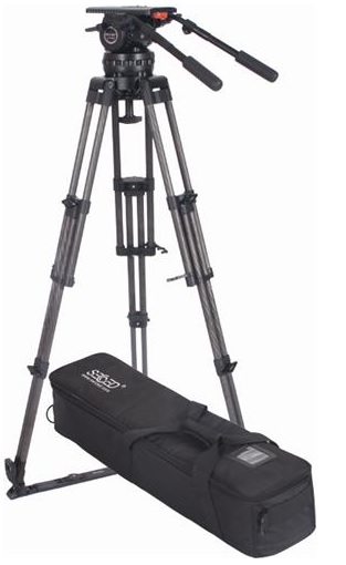 Secced Reach Plus 5 Kit with Two-Stage Carbon Fiber Tripod & Fluid Head - 3