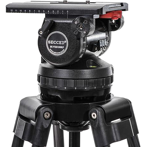 Secced Reach Plus 5 Kit with Two-Stage Carbon Fiber Tripod & Fluid Head - 2