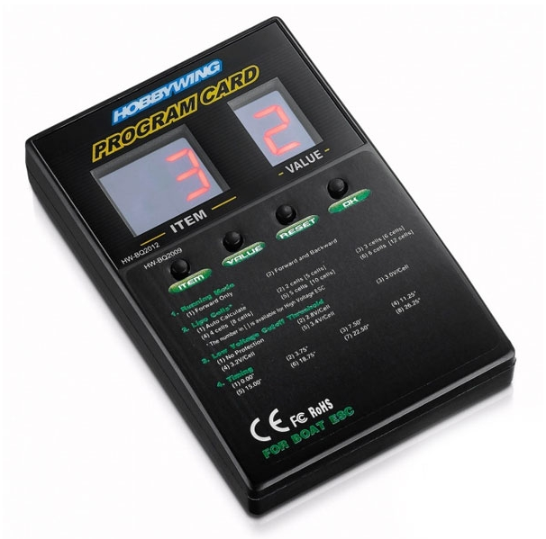 Hobbywing PROGRAM CARD SEAKING ESC