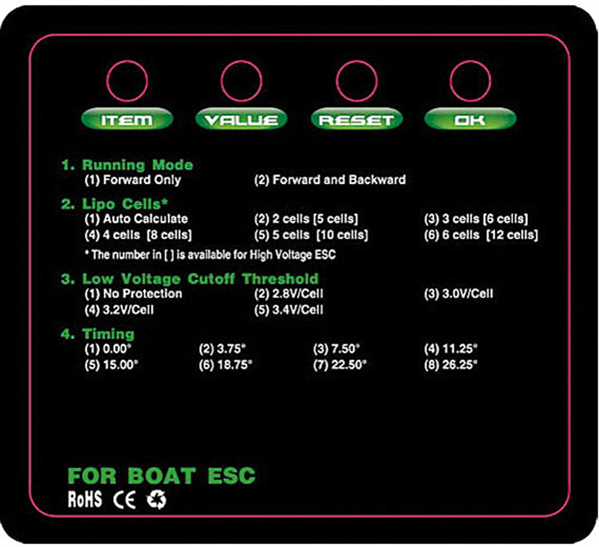 Hobbywing PROGRAM CARD SEAKING ESC - 2