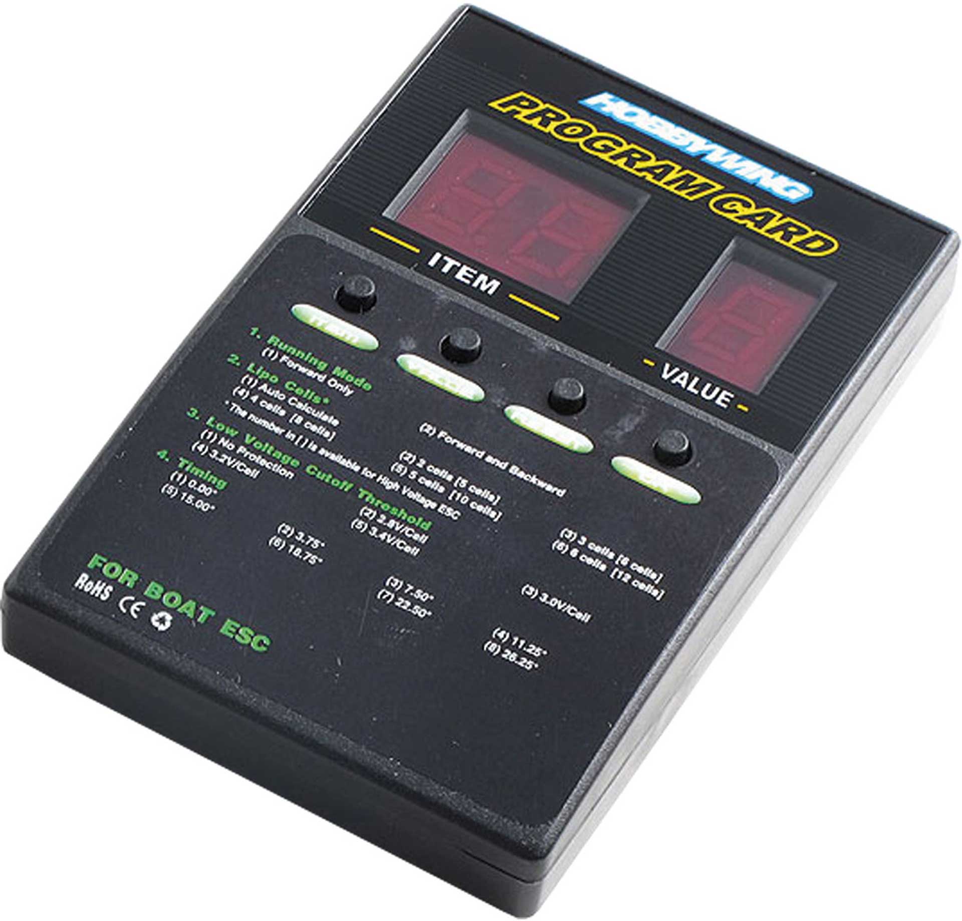 Hobbywing PROGRAM CARD SEAKING ESC