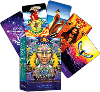 The Sacred She Tarot Deck and Guidebook by Ma Deva Padma, Boxed Set - Kort med Bok