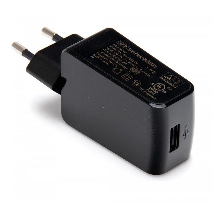 Futaba Laddadapter 110-240VAC 5VDC/2A USB-A T16iZ