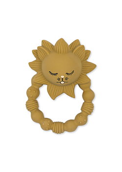TEETHER RING LION MUSTARD
