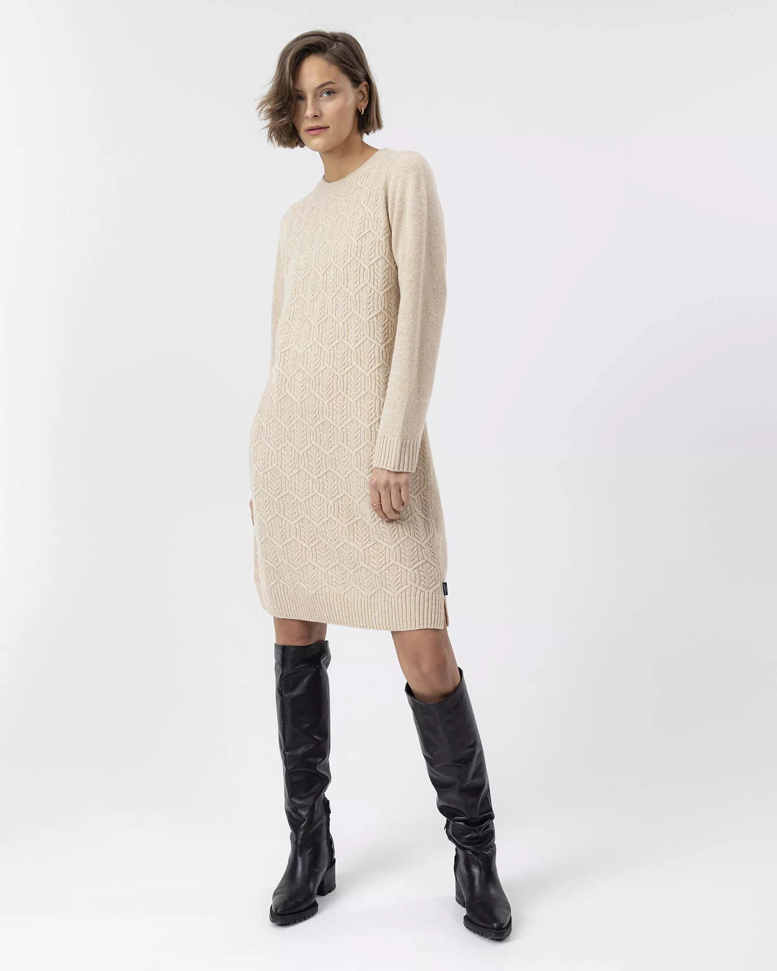 Antonia Dress - Sand - Holebrook