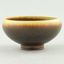 Berndt Friberg (1960s) Unique Brown Haresfur Bowl 6 cm