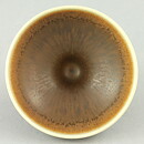Berndt Friberg (1966) Unique Brown Haresfur Bowl 6 cm