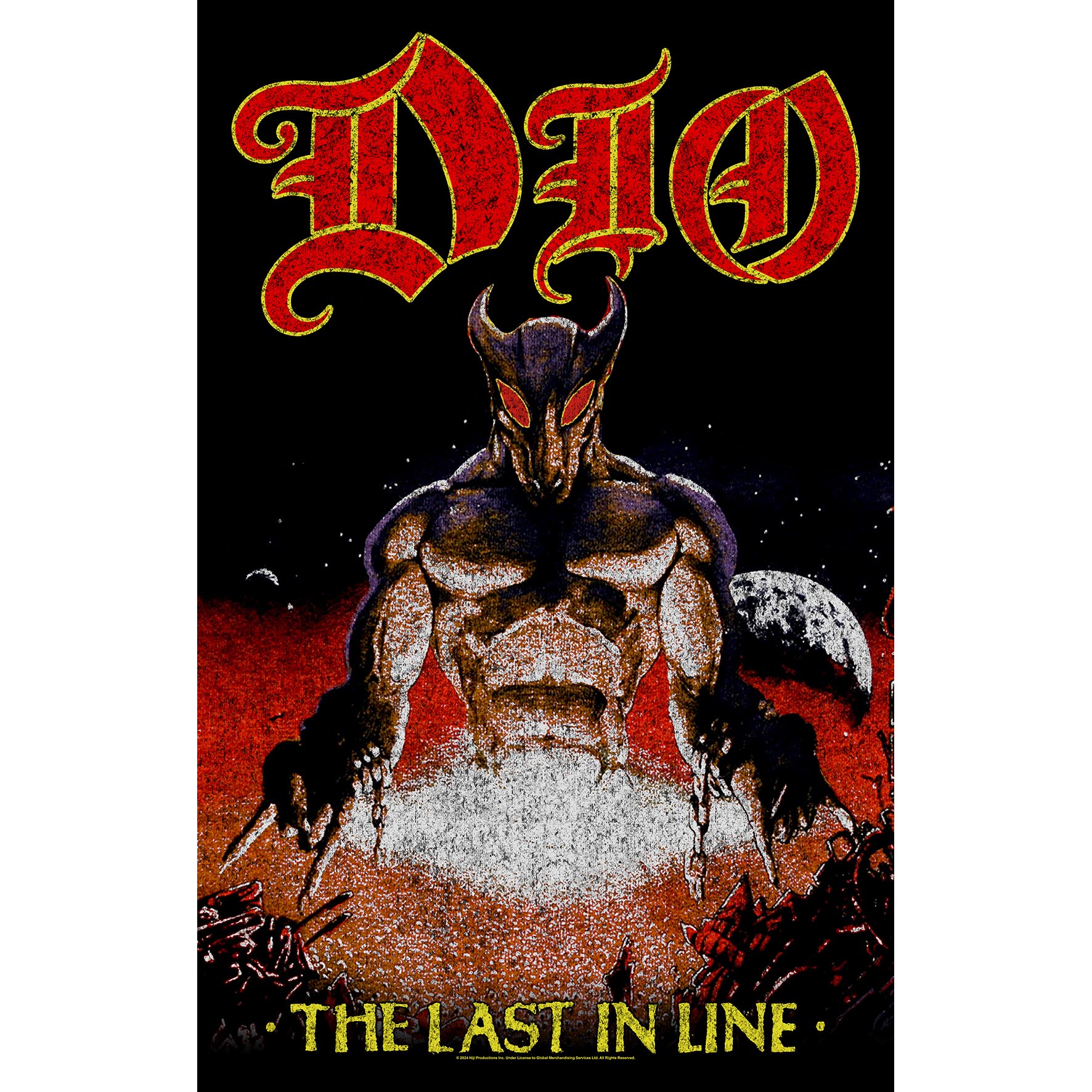 DIO TEXTILE POSTER - LAST IN LINE