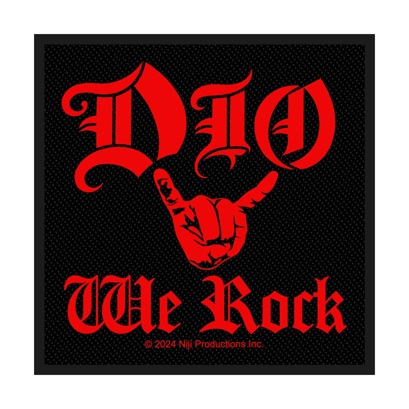 DIO STANDARD PATCH - WE ROCK