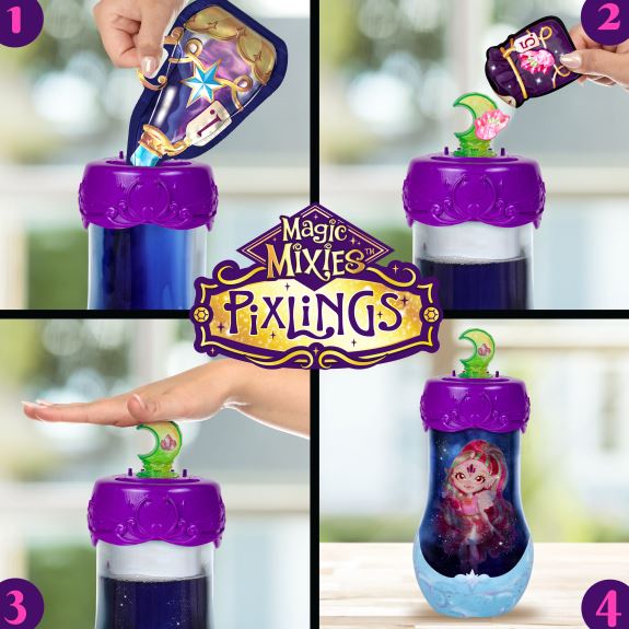 Magic Mixies Pixlings Doll, Single PK Faye - 2