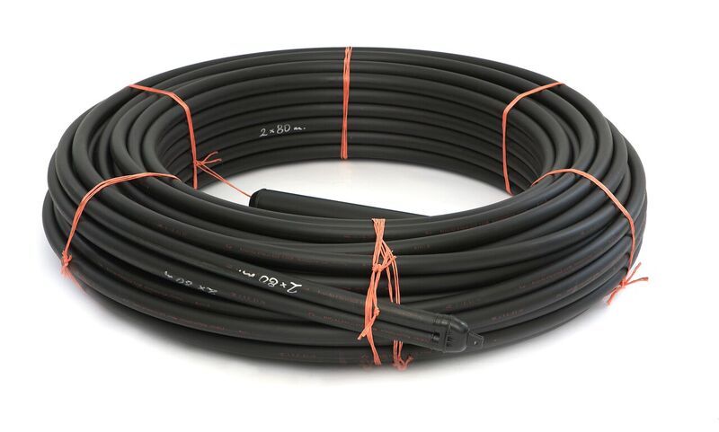 Kollektorslang PE40 PE100 SDR17 PN10 Svart 350m