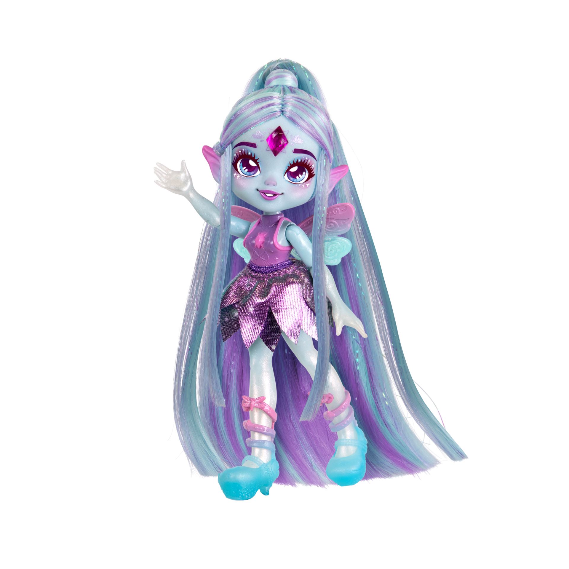 Magic Mixies Pixlings Galaxy Hair Doll Single PK Flyt - 4