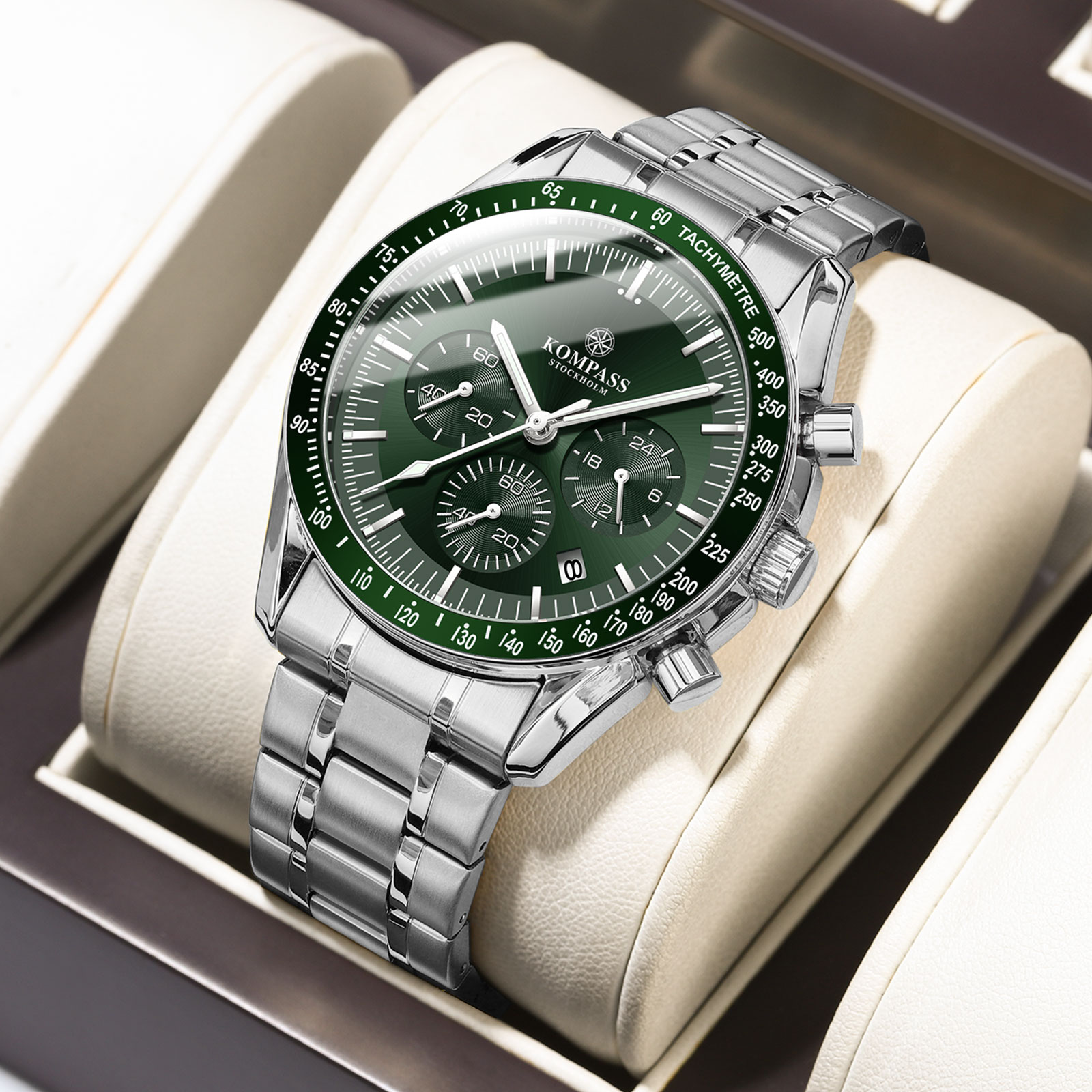 Kompass ChronoSpeed Steel Green - 4