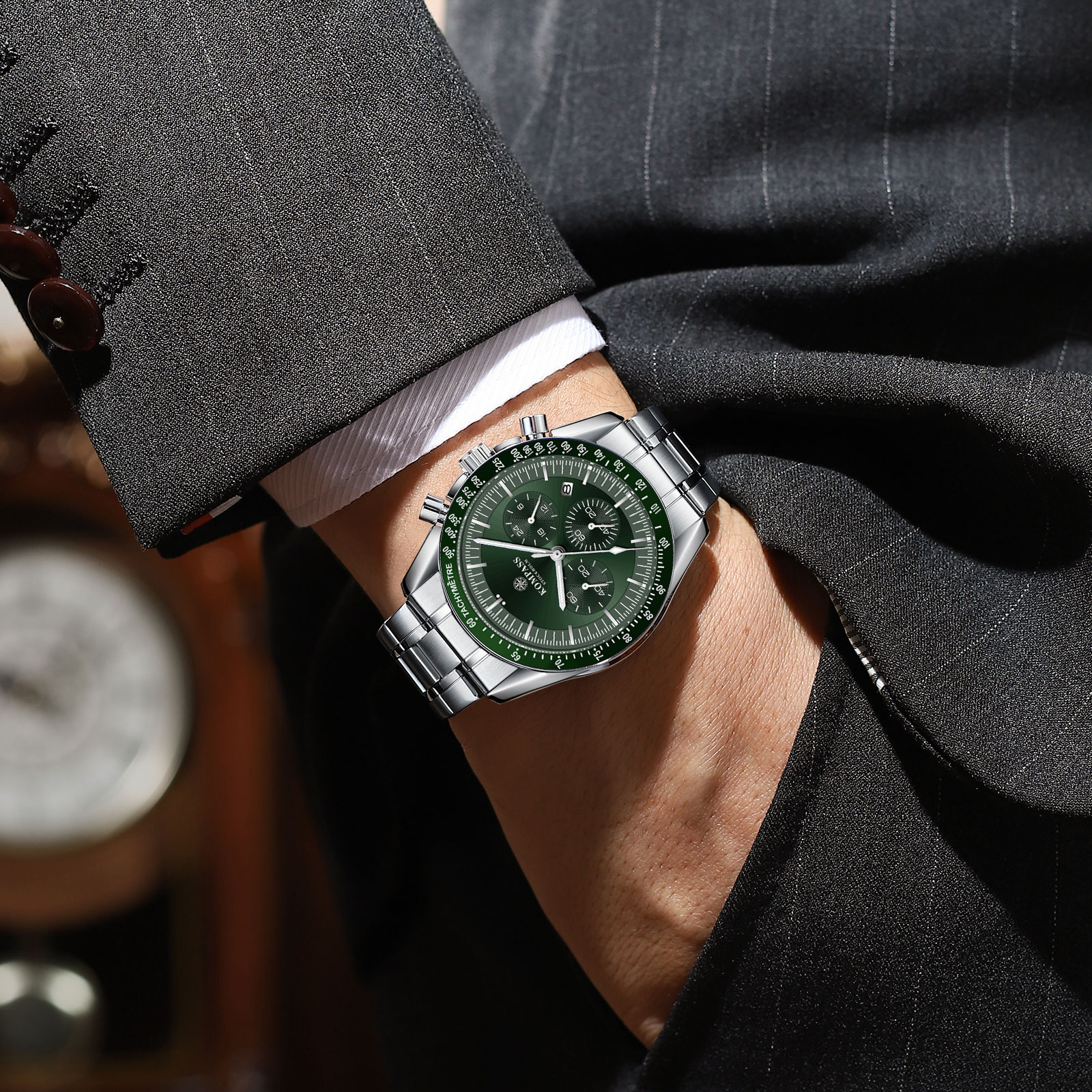 Kompass ChronoSpeed Steel Green - 10