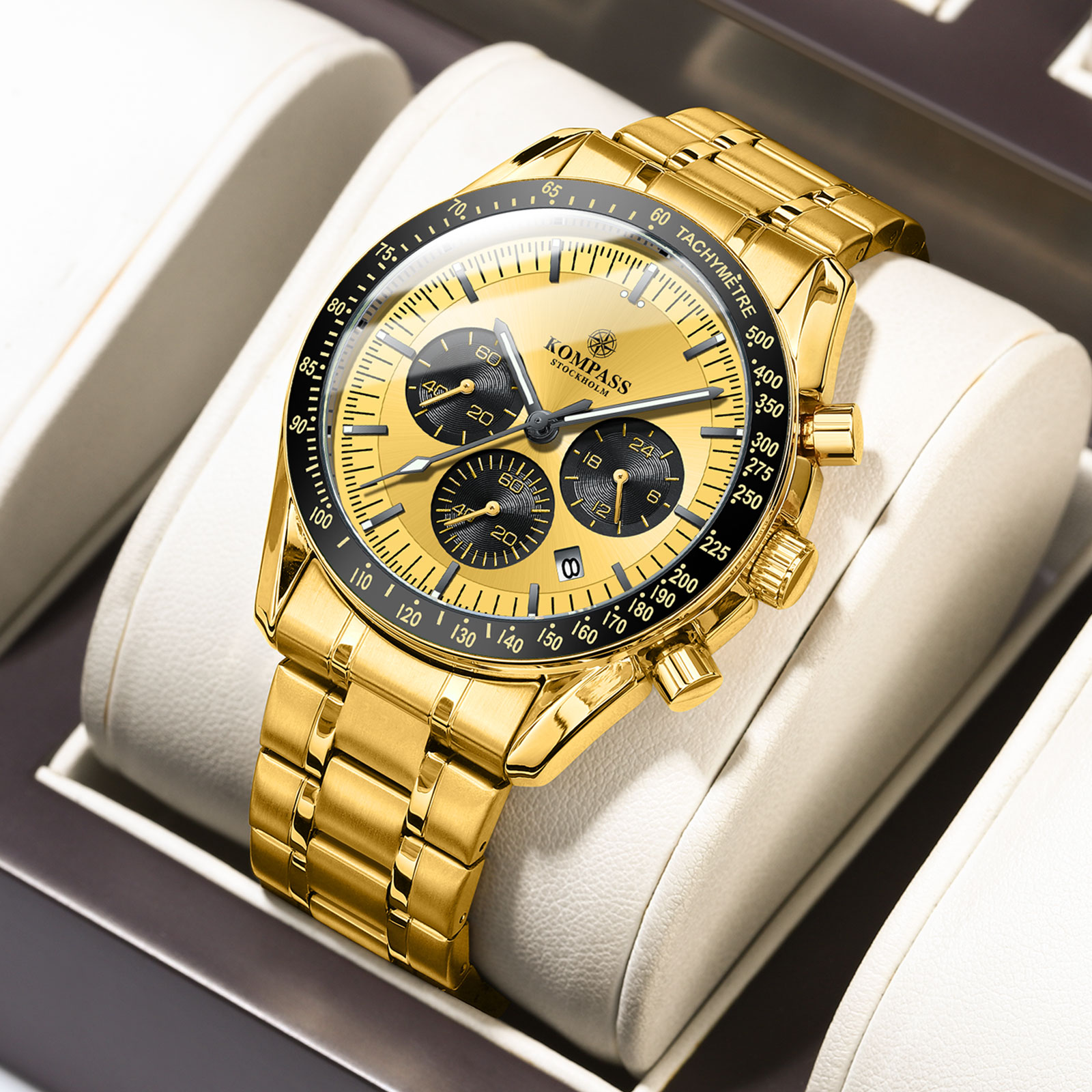 Kompass ChronoSpeed Steel Gold - 4