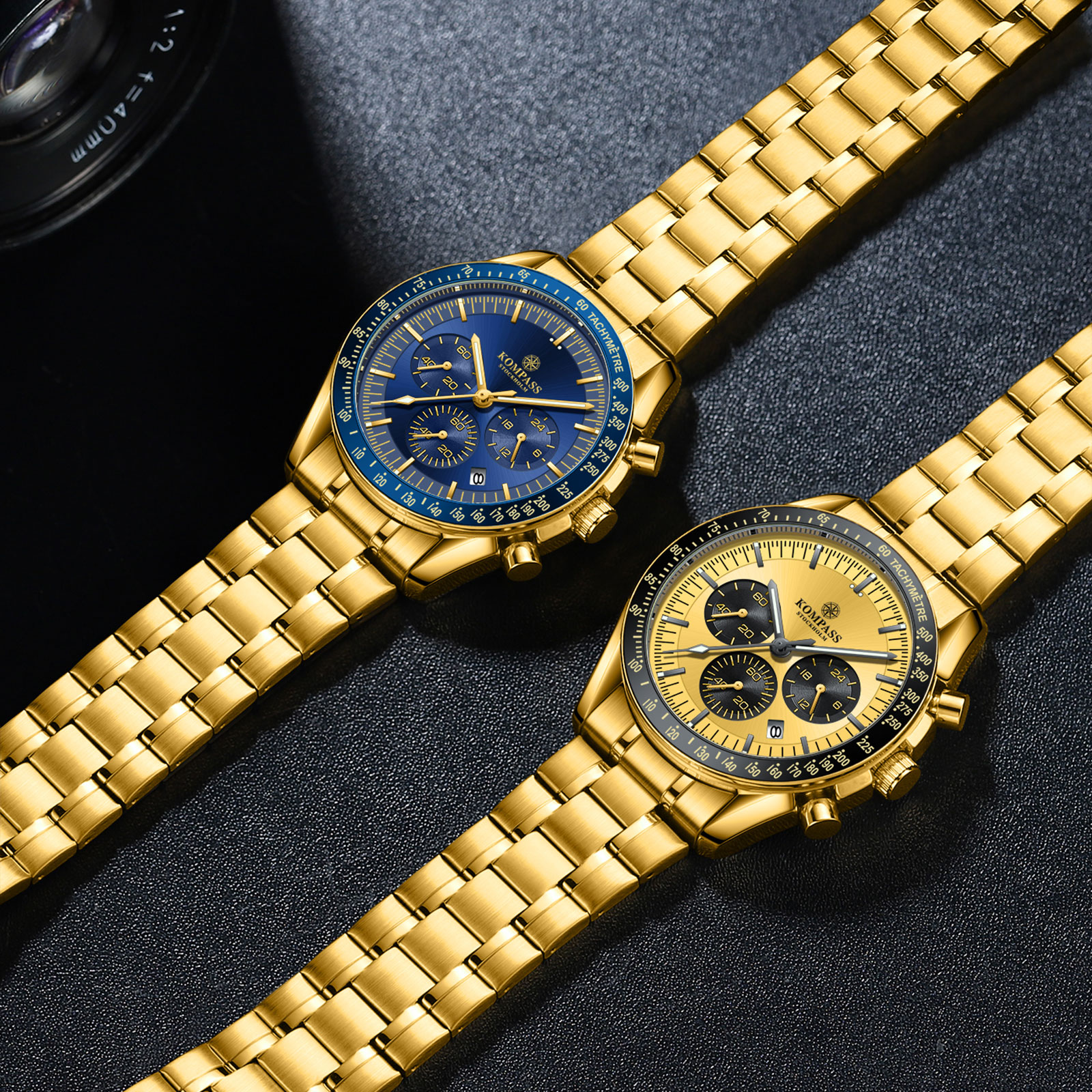 Kompass ChronoSpeed Steel Gold - 6