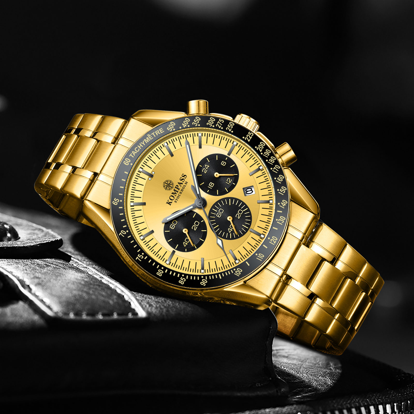 Kompass ChronoSpeed Steel Gold - 7